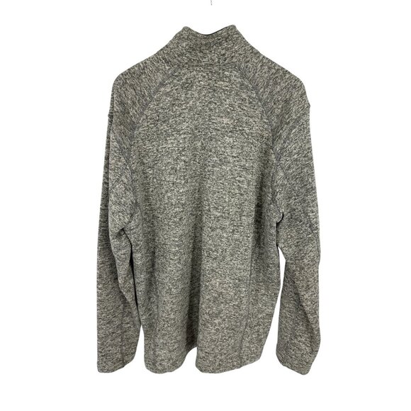 Eddie Bauer Gray 1/4 Zip Pullover Sweater Knit Long Sleeve Men's Size XL - Picture 6 of 9